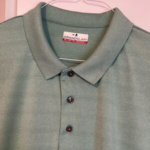 Grand Slam Men's Sage Polo Shirt